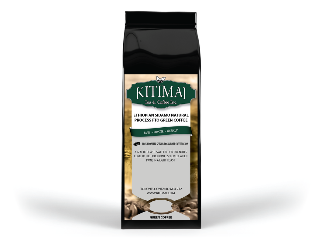 Ethiopian Sidamo Natural Process FTO Green Coffee